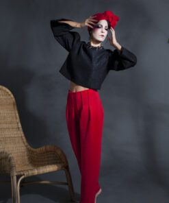 Pantalone in scuba rosso